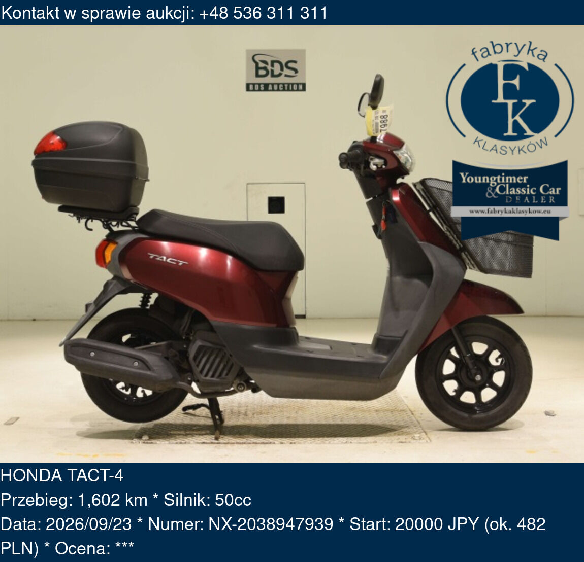 HONDA TACT-4  - zdjęcie 2