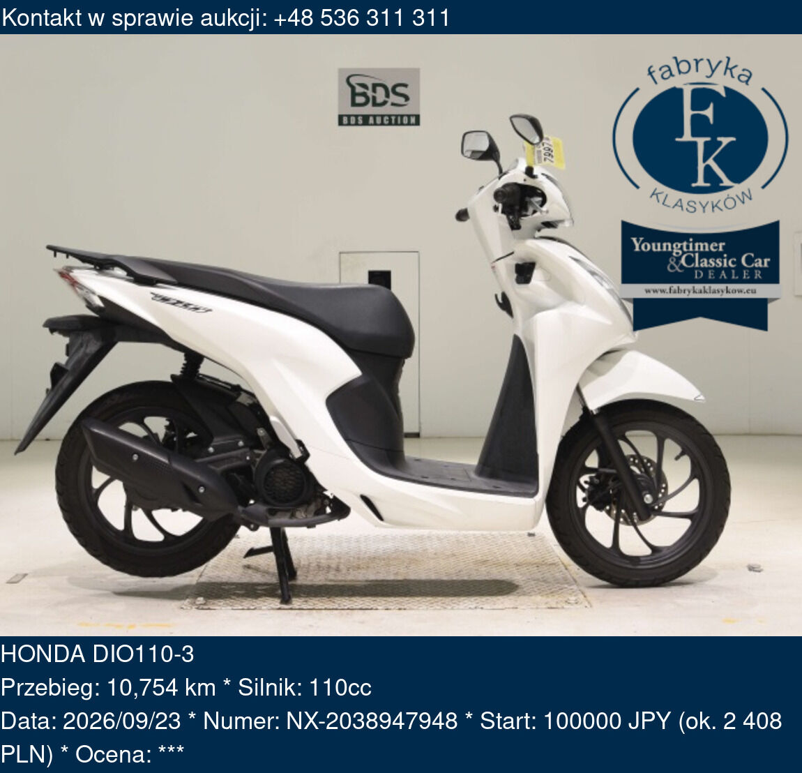 HONDA DIO110-3  - zdjęcie 2