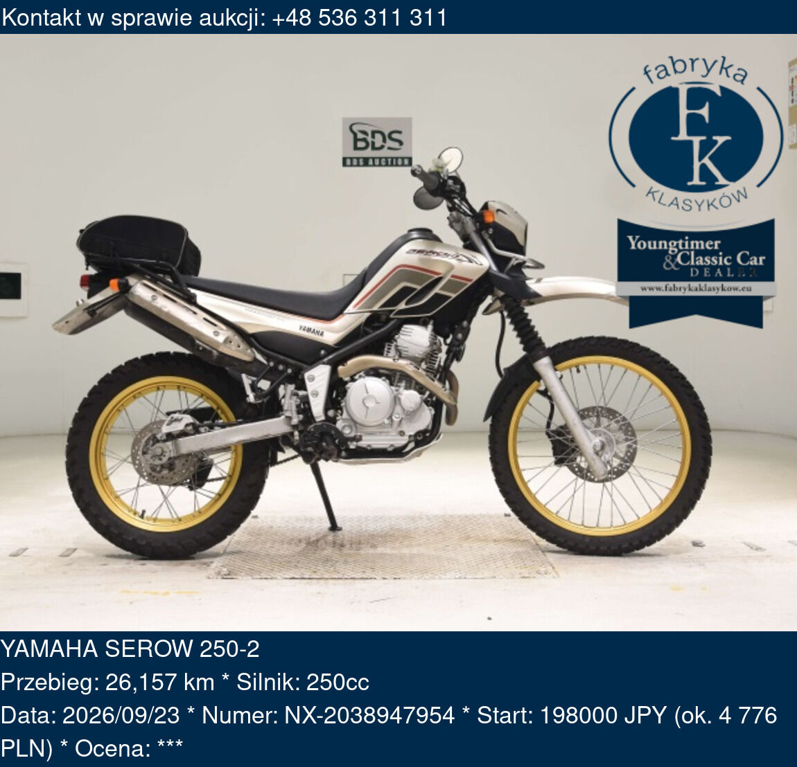 YAMAHA SEROW 250-2  - zdjęcie 2