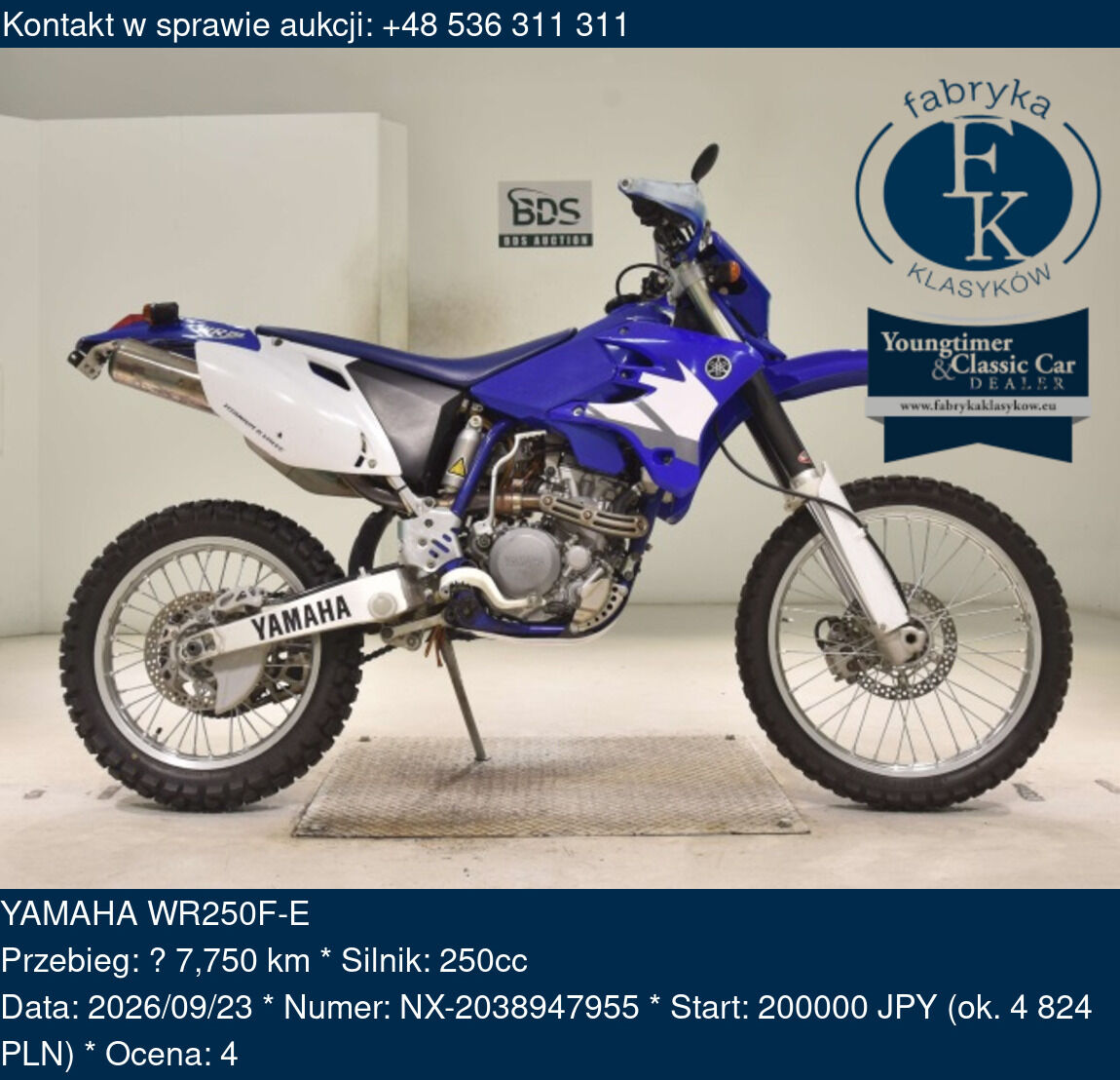 YAMAHA WR250F-E  - zdjęcie 2