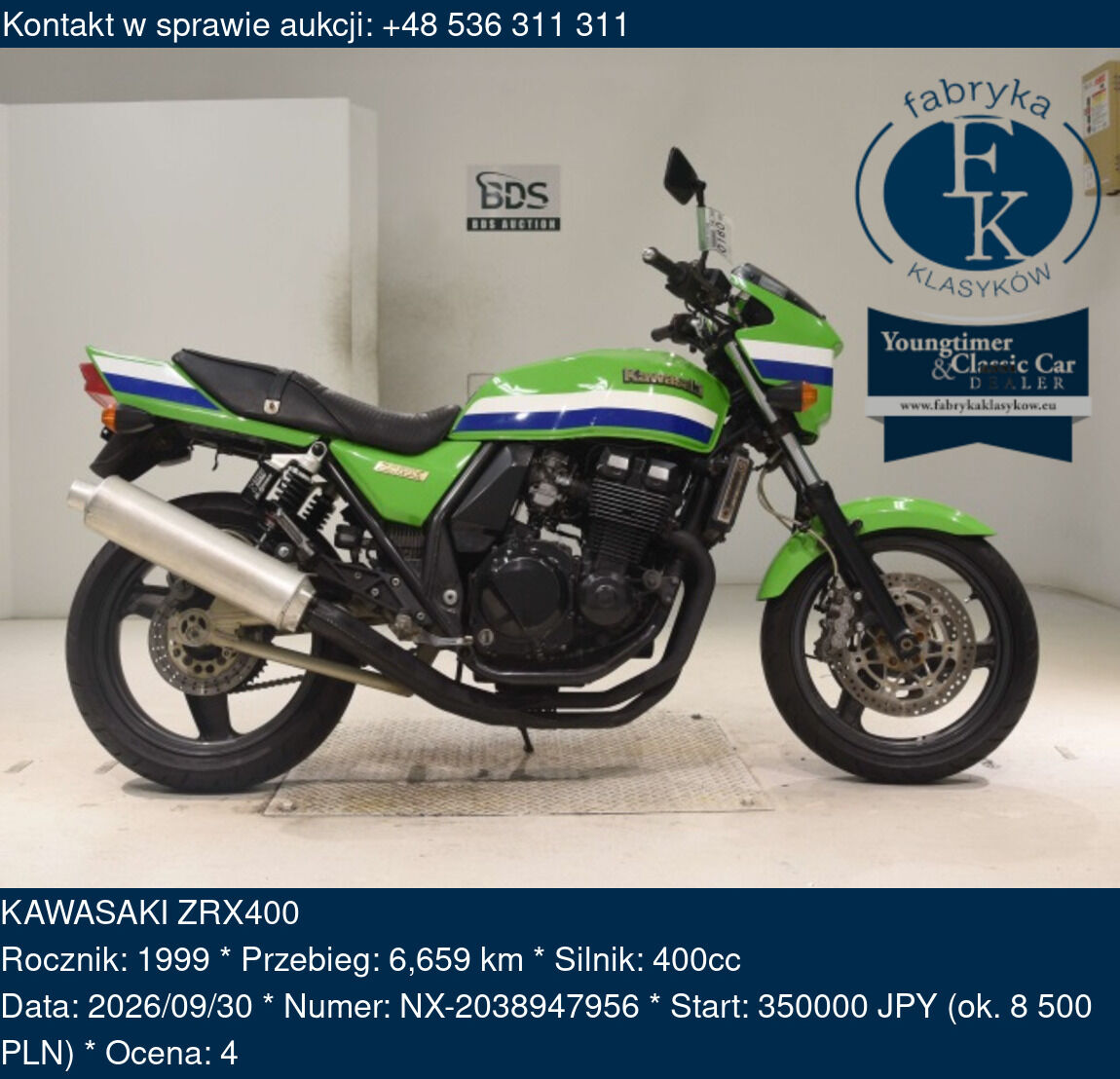 KAWASAKI ZRX400 1999 - zdjęcie 2