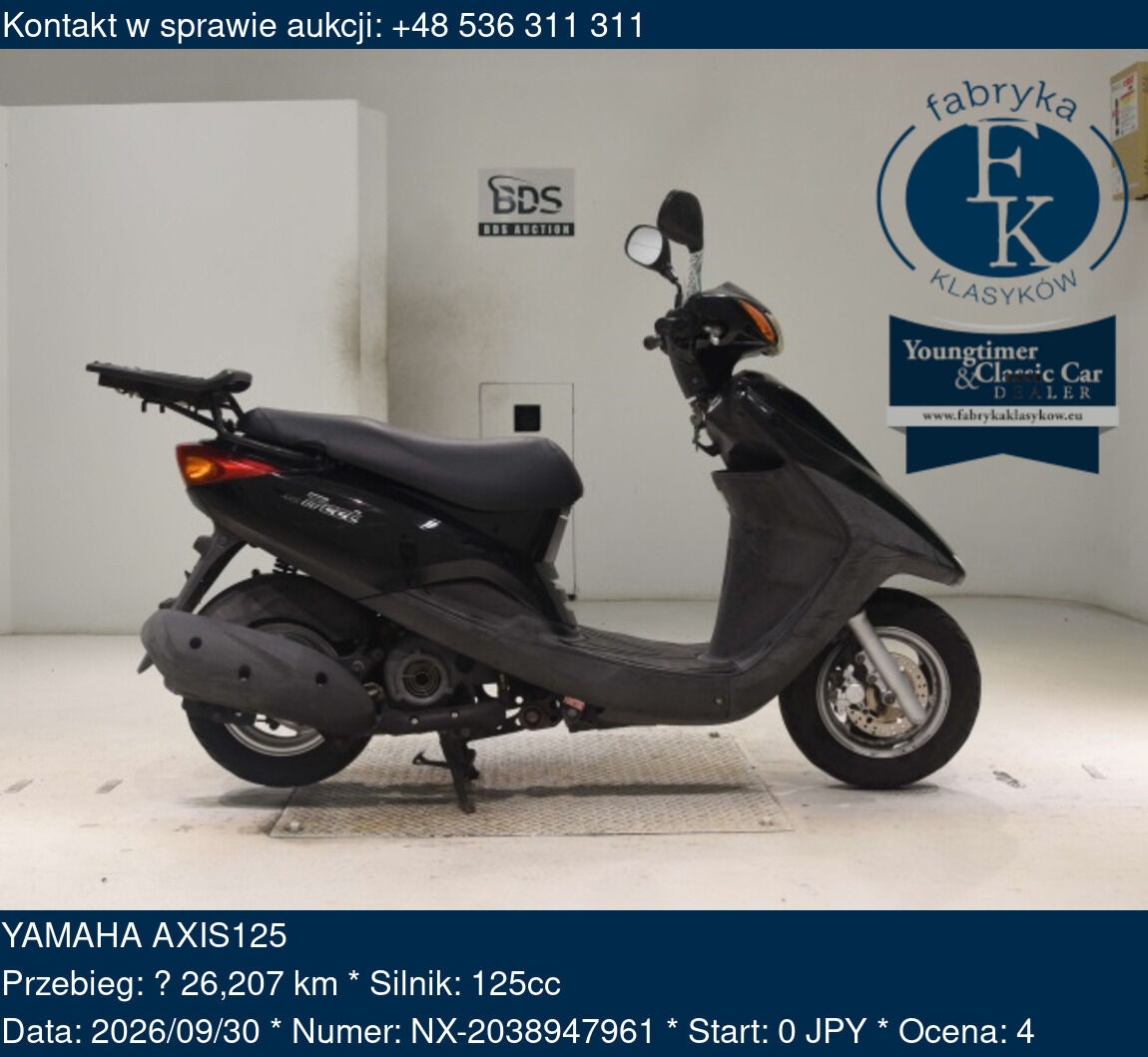 YAMAHA AXIS125  - zdjęcie 2