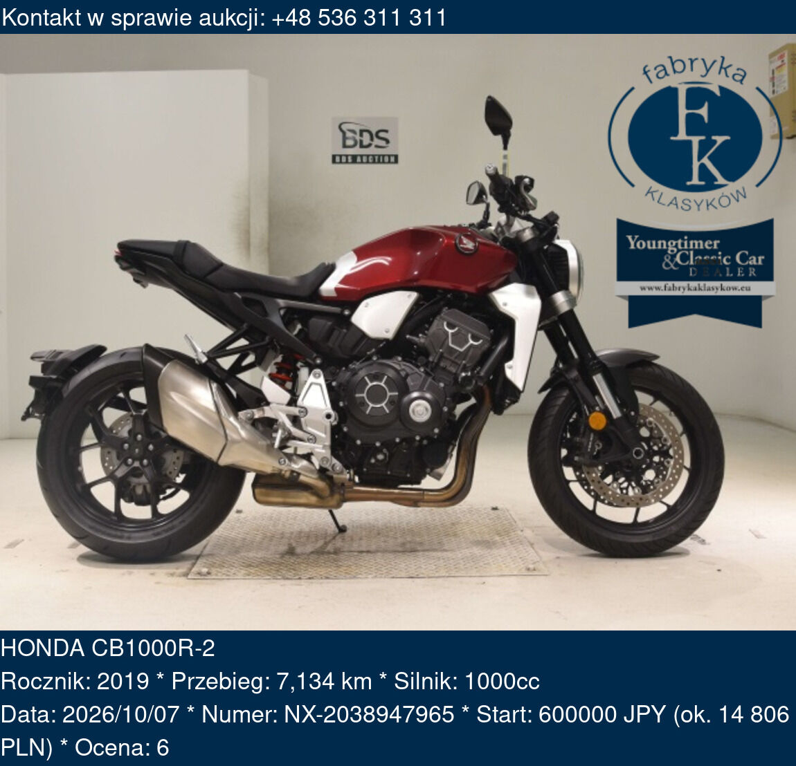 HONDA CB1000R-2 2019 - zdjęcie 2