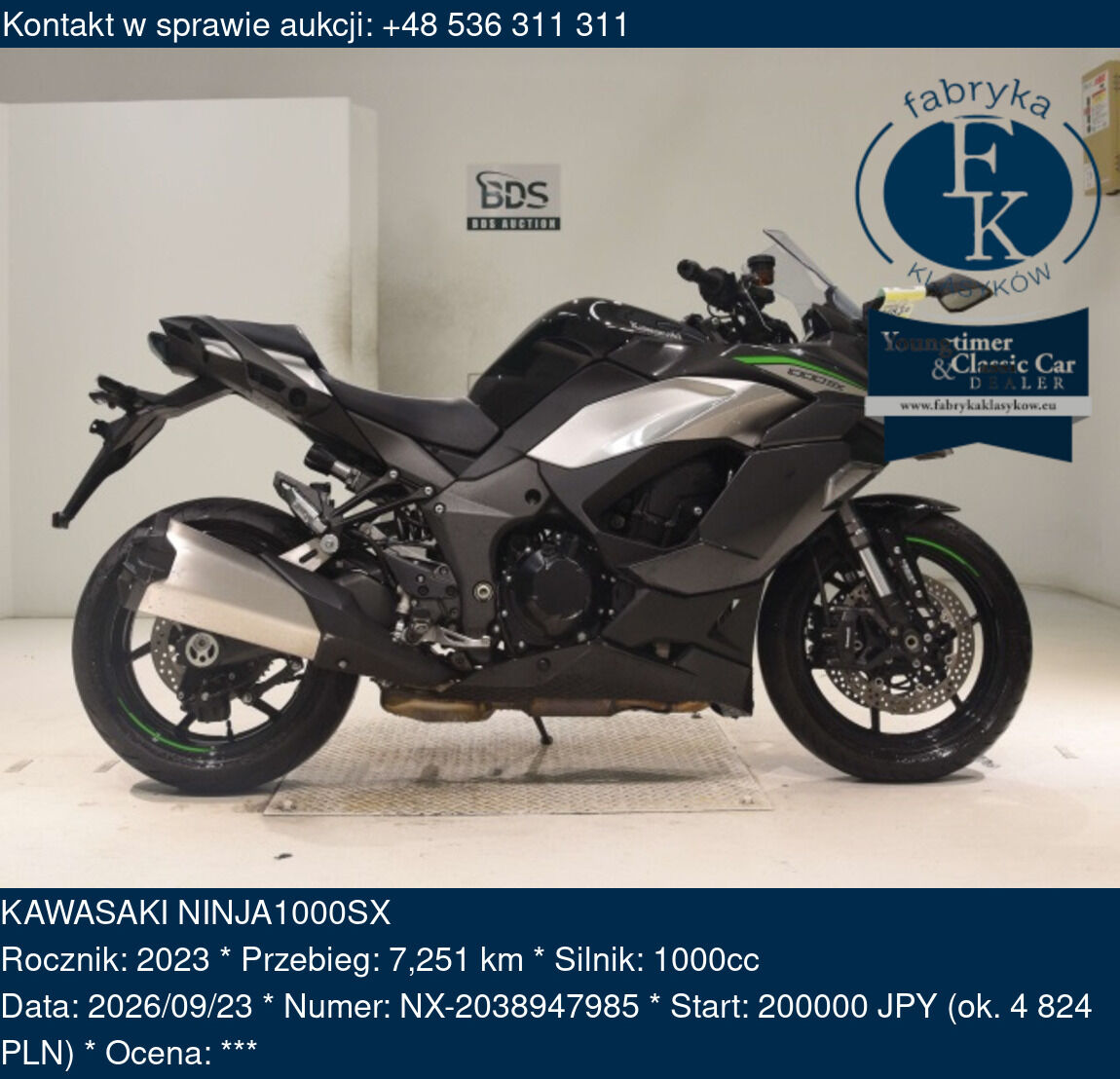 KAWASAKI NINJA1000SX 2023 - zdjęcie 2