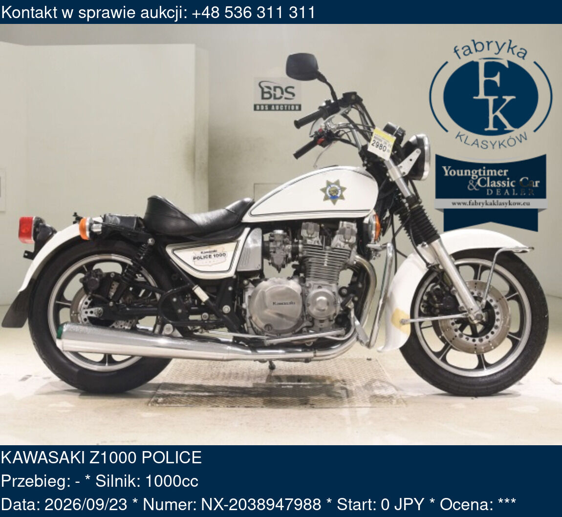 KAWASAKI Z1000 POLICE - zdjęcie 2