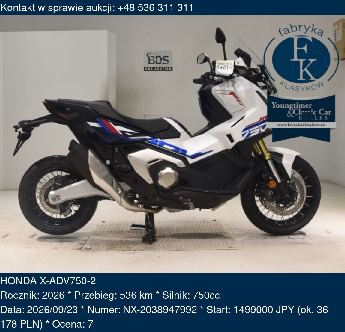 HONDA X-ADV750-2 2026 - zdjęcie 2