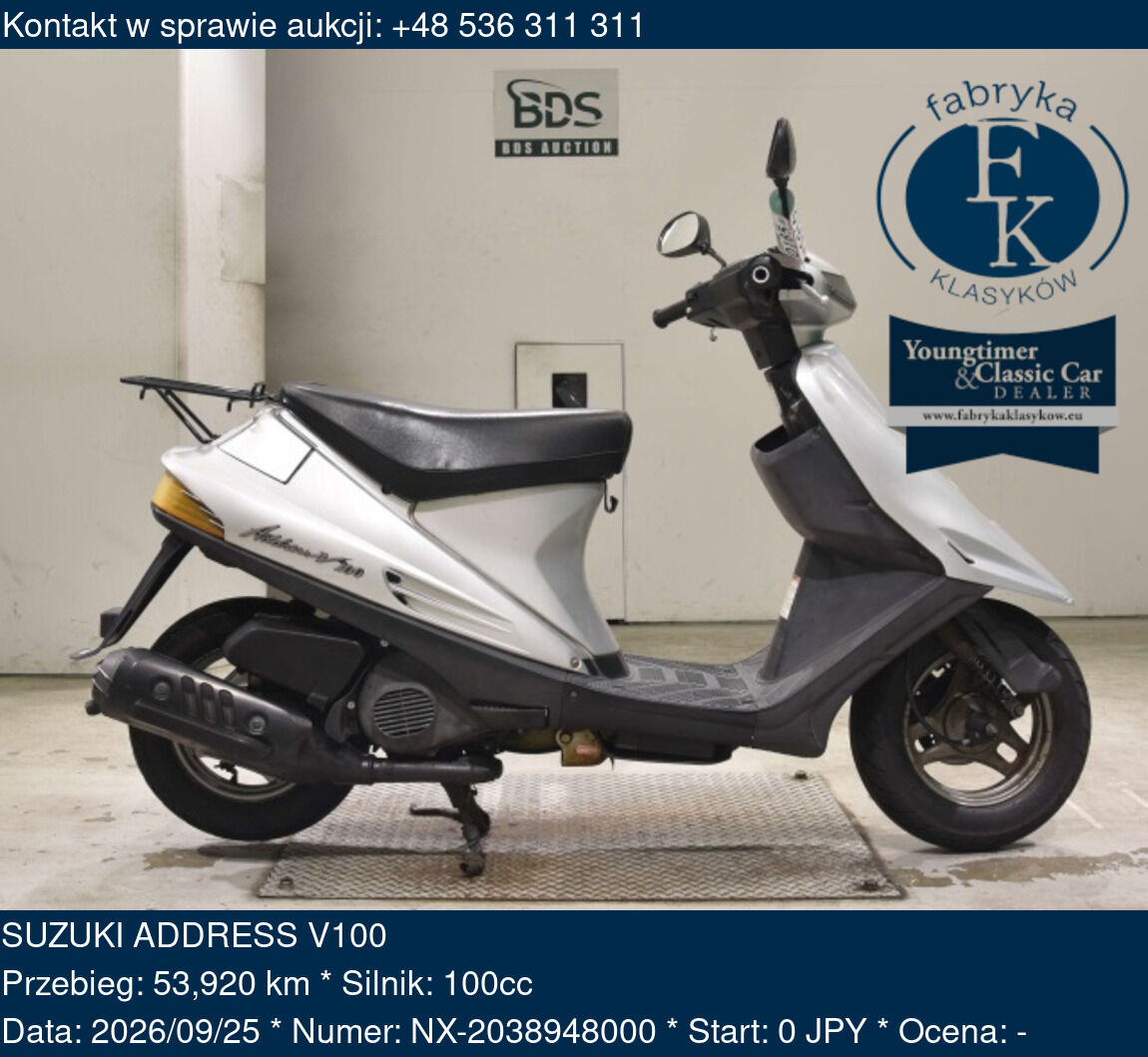 SUZUKI ADDRESS V100  - zdjęcie 2