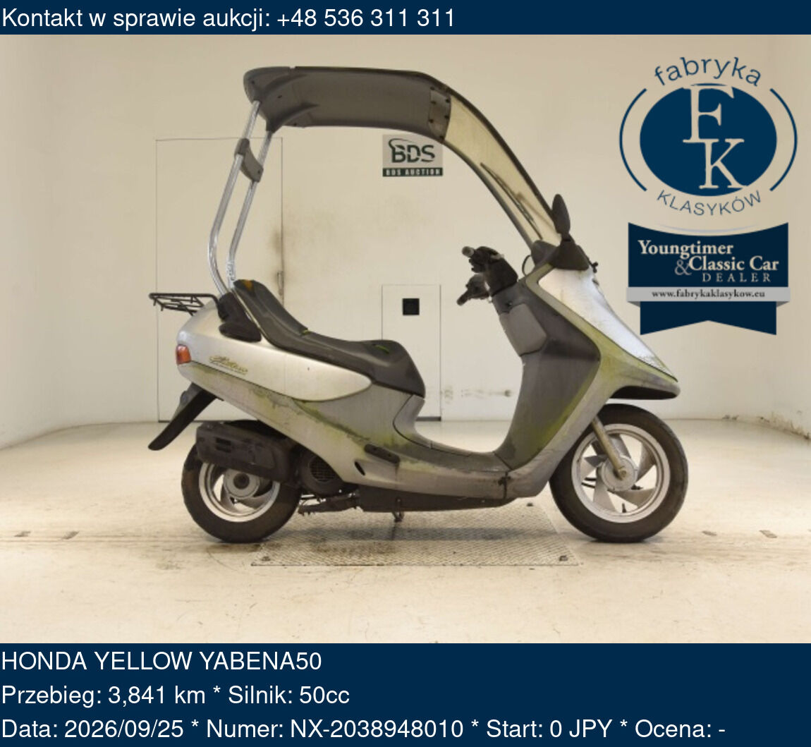 HONDA YELLOW YABENA50 - zdjęcie 2