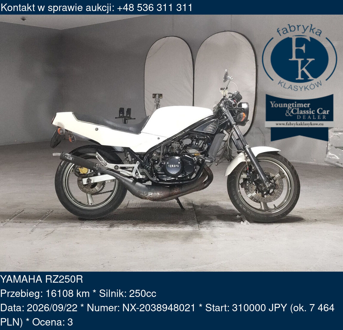YAMAHA RZ250R - zdjęcie 2