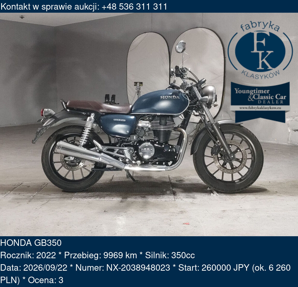 HONDA GB350 2022 - zdjęcie 2