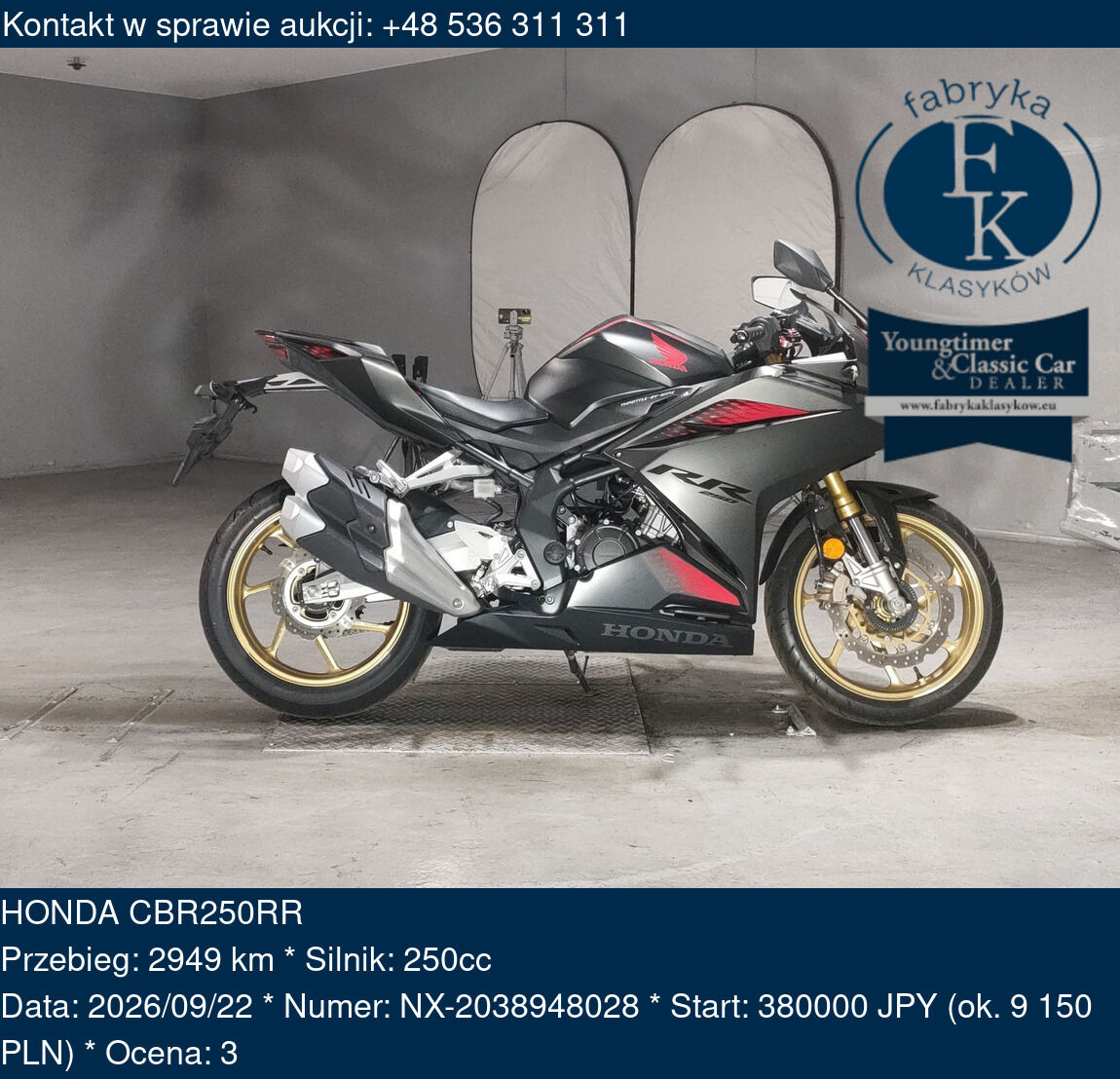 HONDA CBR250RR  - zdjęcie 2