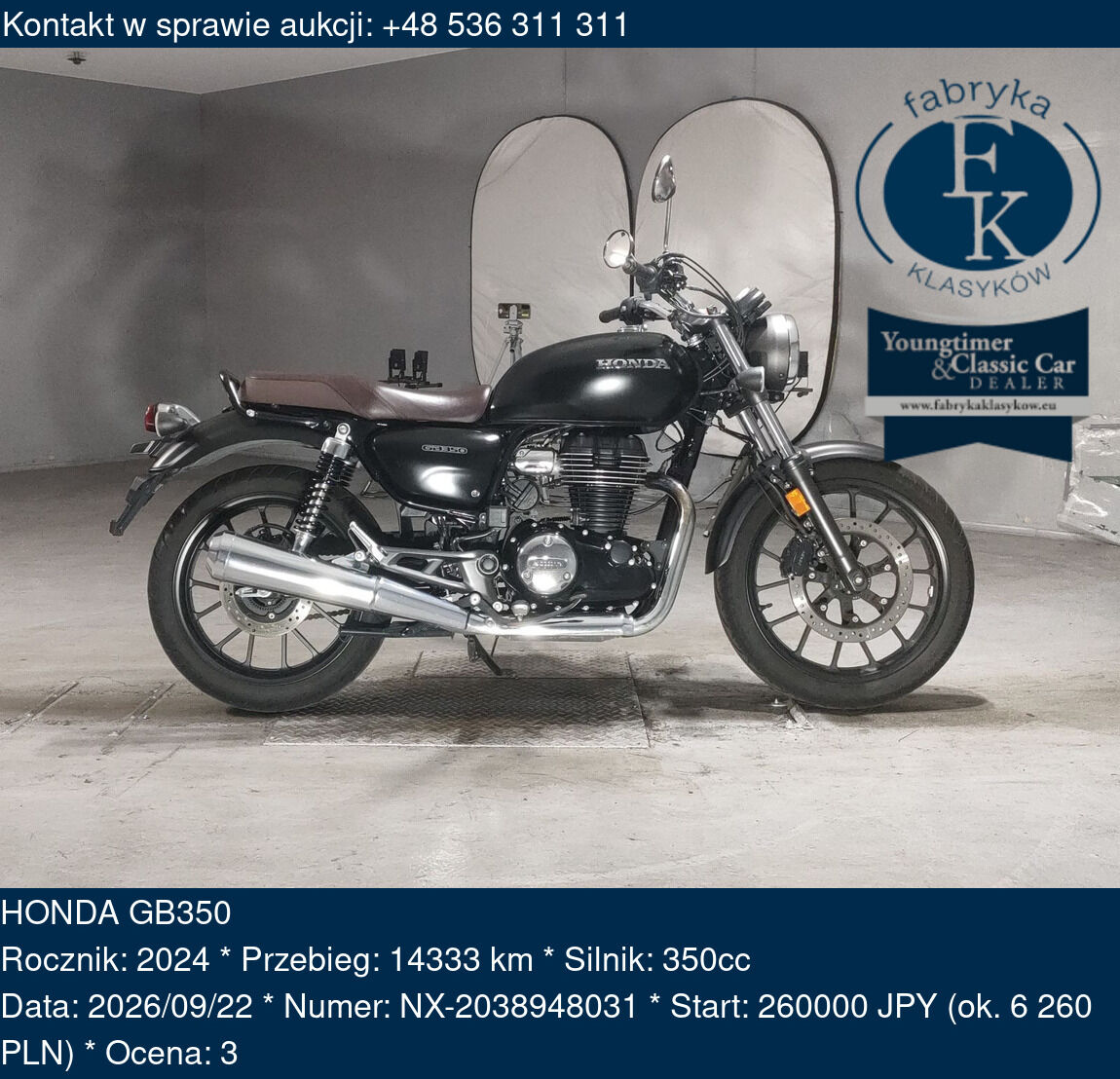 HONDA GB350 2024 - zdjęcie 2