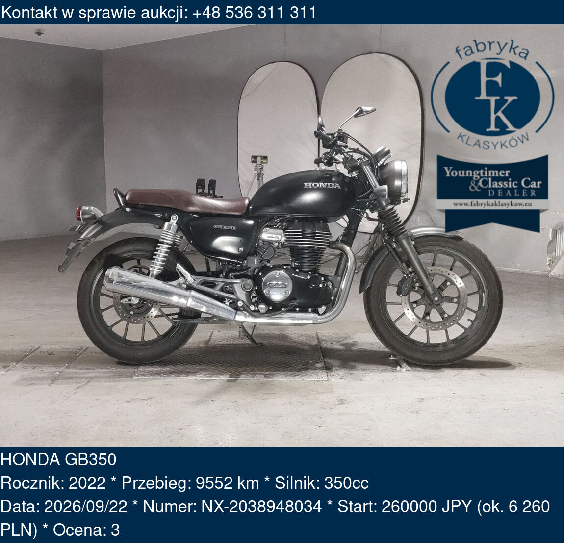 HONDA GB350 2022 - zdjęcie 2