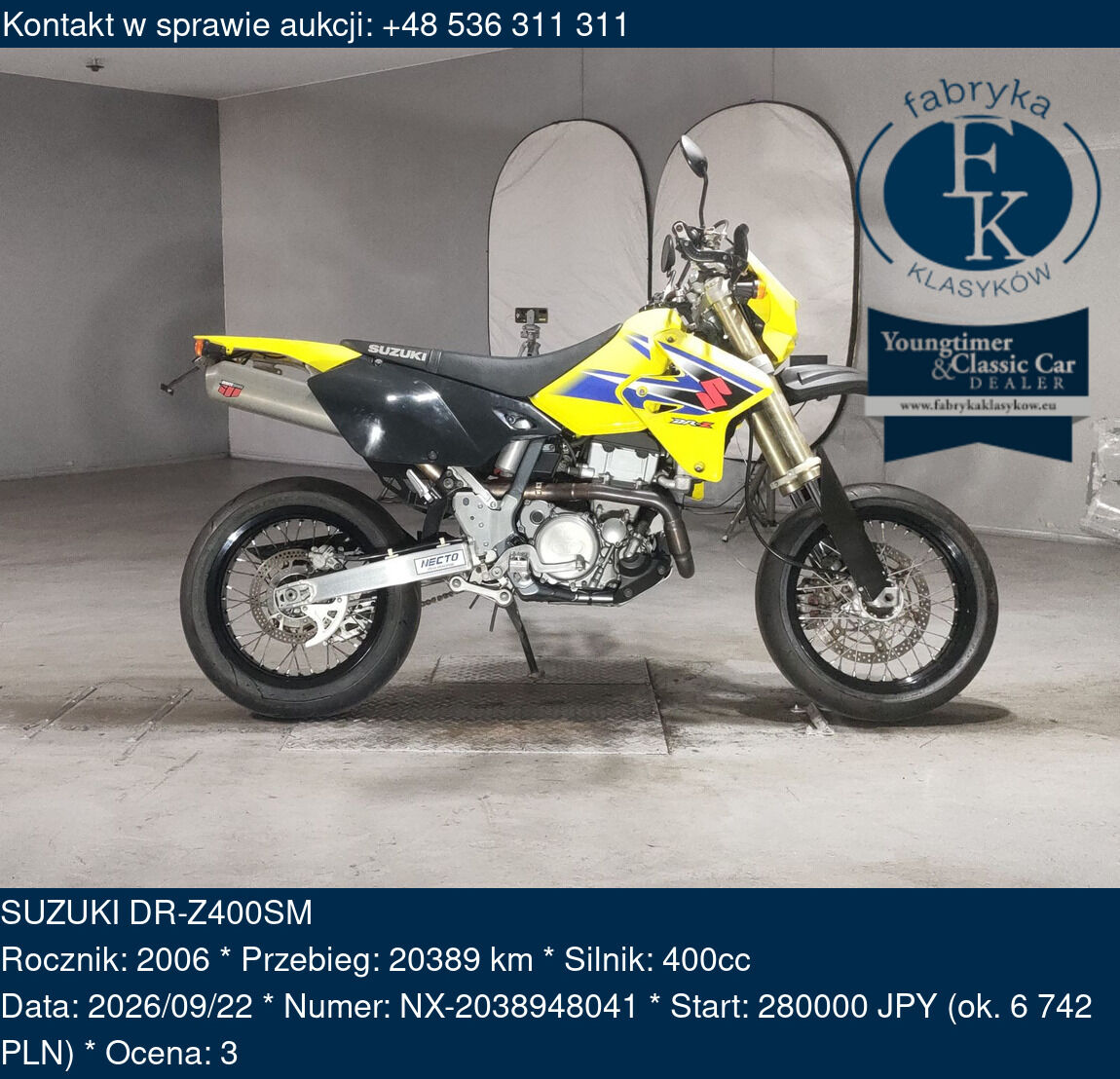 SUZUKI DR-Z400SM 2006 - zdjęcie 2
