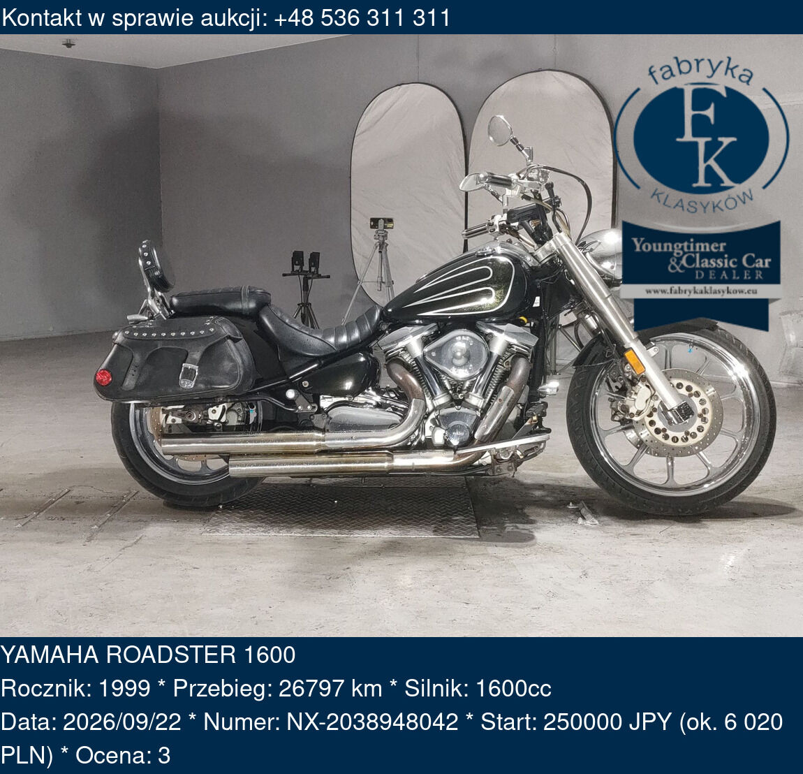 YAMAHA ROADSTER 1600 1999 - zdjęcie 2