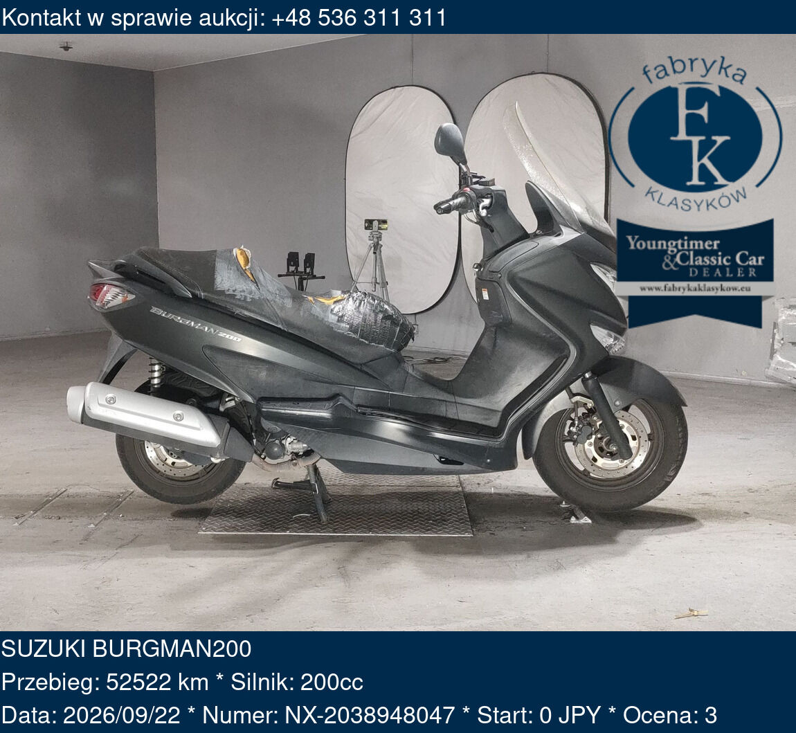 SUZUKI BURGMAN200  - zdjęcie 2