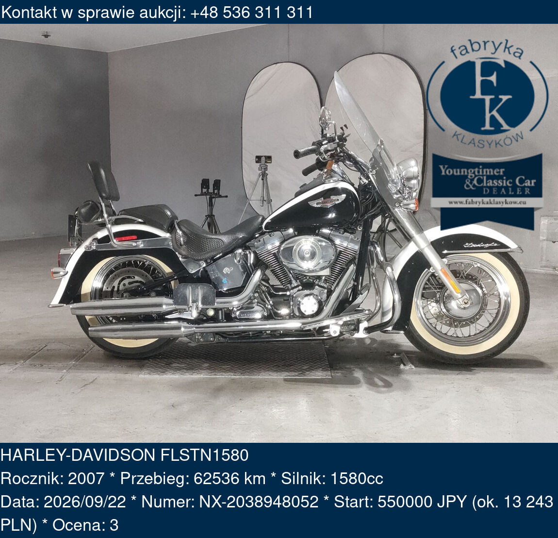 HARLEY-DAVIDSON FLSTN1580 2007 - zdjęcie 2