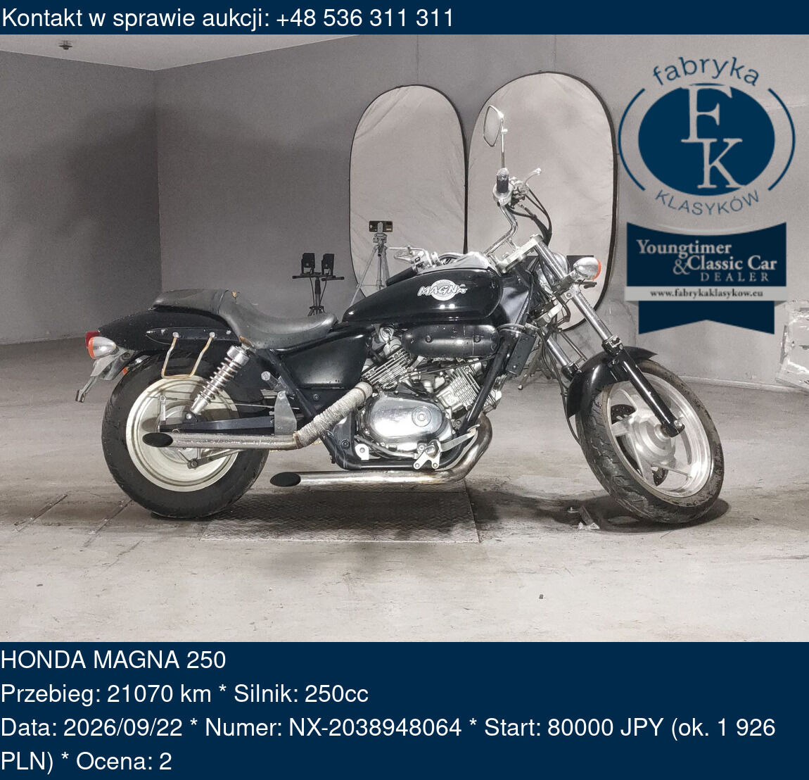HONDA MAGNA 250  - zdjęcie 2