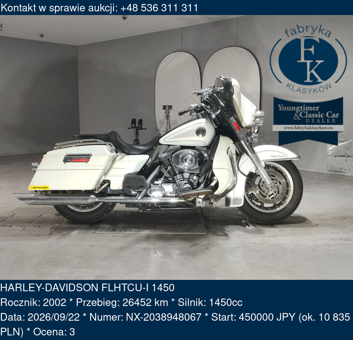 HARLEY-DAVIDSON FLHTCU-I 1450 2002 - zdjęcie 2