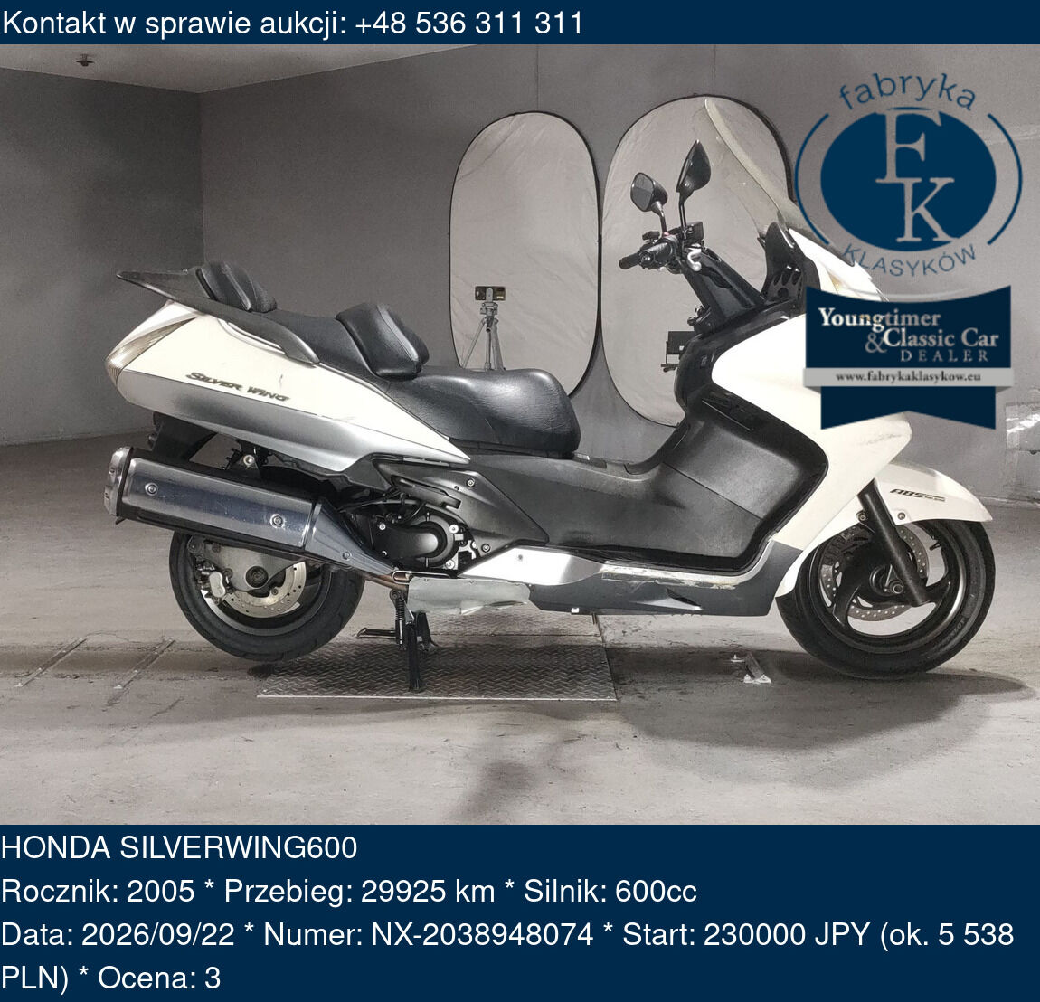 HONDA SILVERWING600 2005 - zdjęcie 2