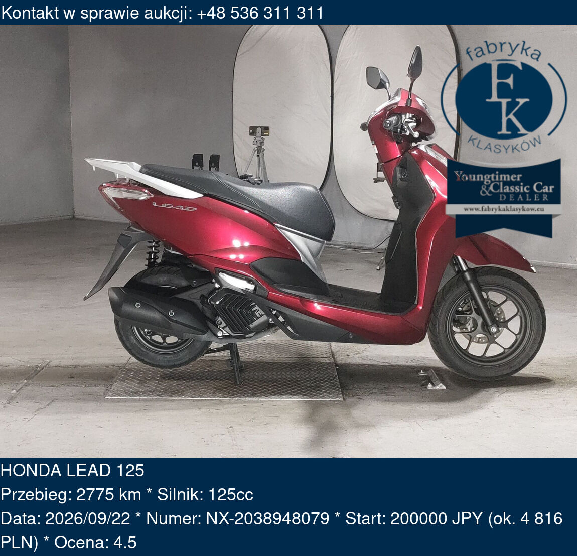 HONDA LEAD 125  - zdjęcie 2