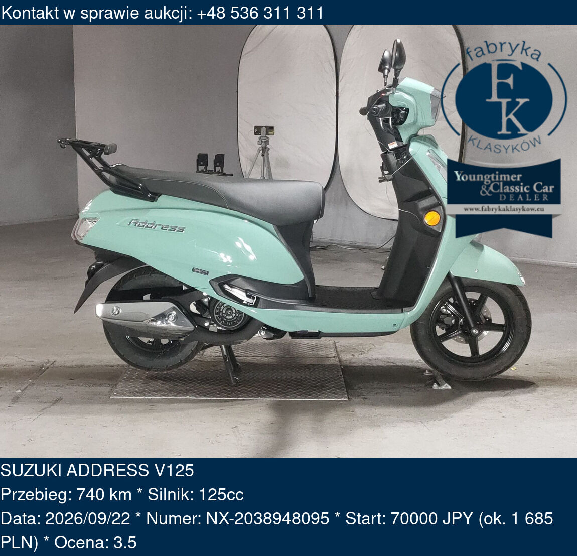 SUZUKI ADDRESS V125  - zdjęcie 2