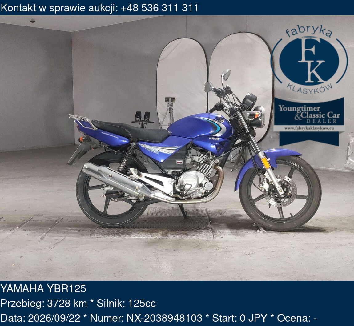 YAMAHA YBR125 - zdjęcie 2