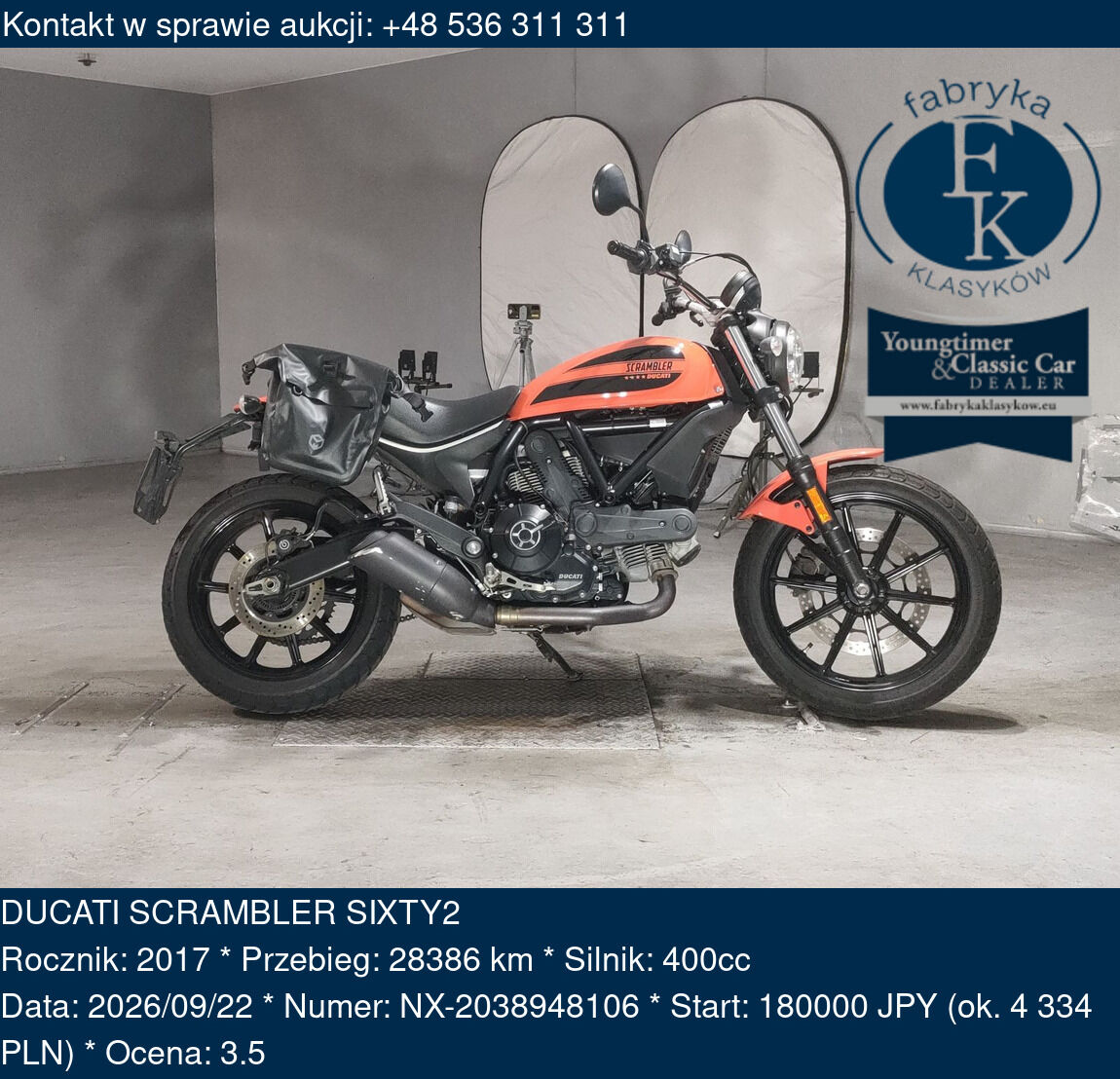 DUCATI SCRAMBLER SIXTY2 2017 - zdjęcie 2