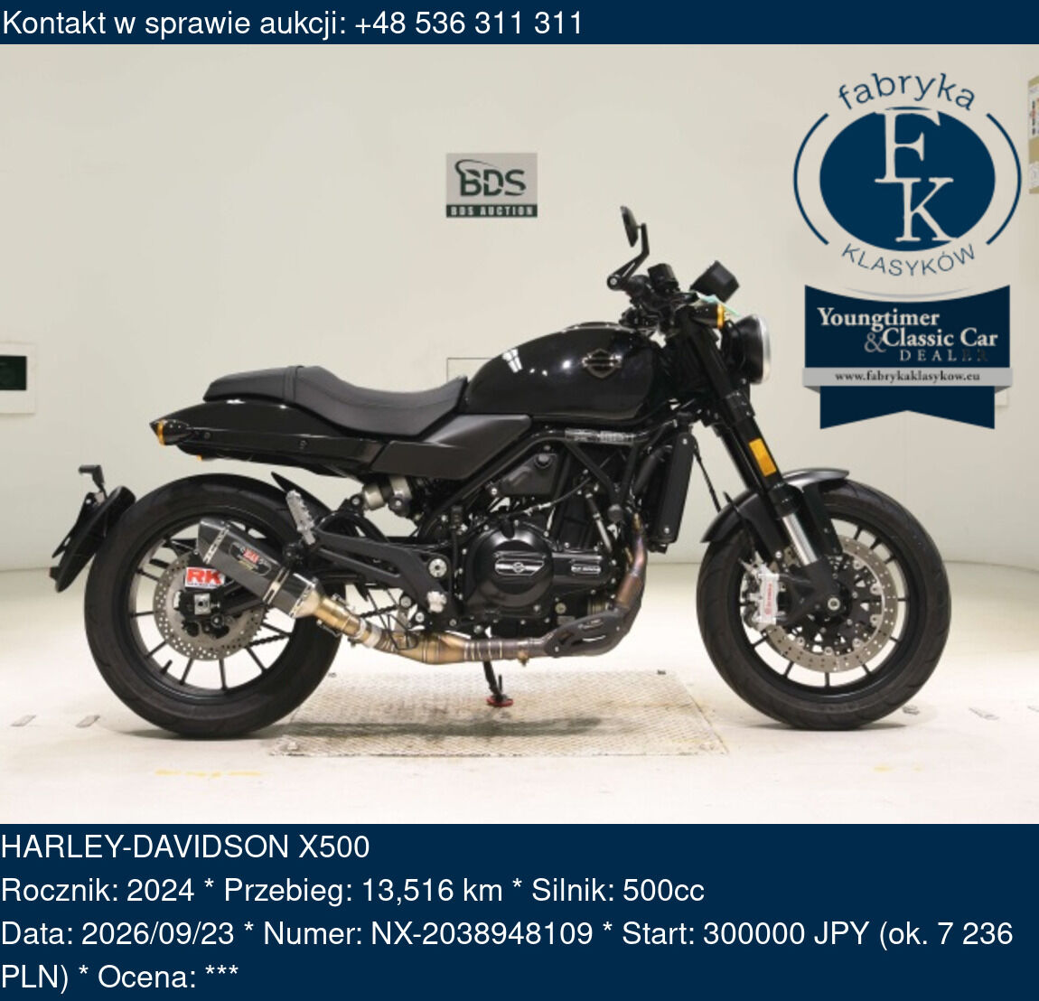 HARLEY-DAVIDSON X500 2024 - zdjęcie 2