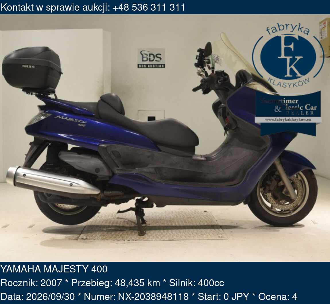 YAMAHA MAJESTY 400 2007 - zdjęcie 2