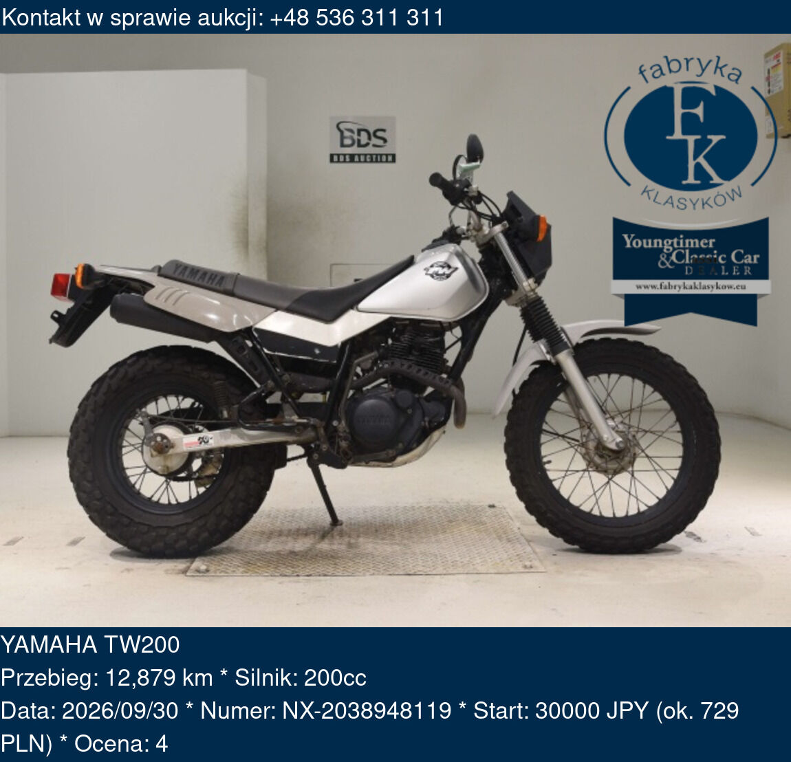 YAMAHA TW200 - zdjęcie 2