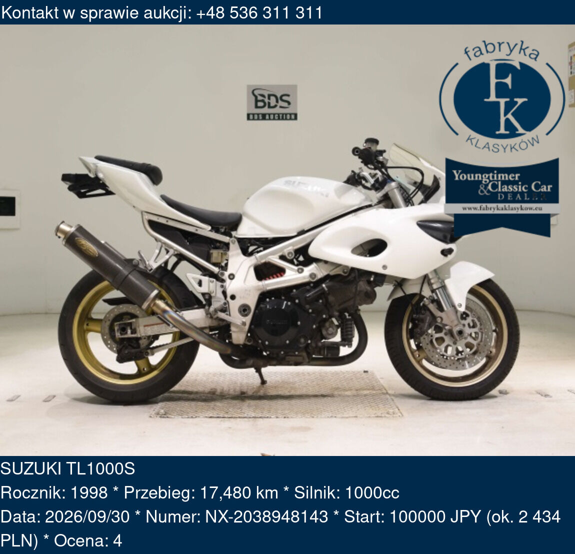 SUZUKI TL1000S 1998 - zdjęcie 2