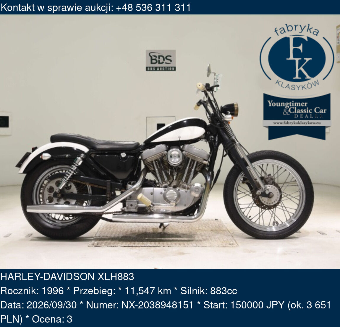 HARLEY-DAVIDSON XLH883 1996 - zdjęcie 2