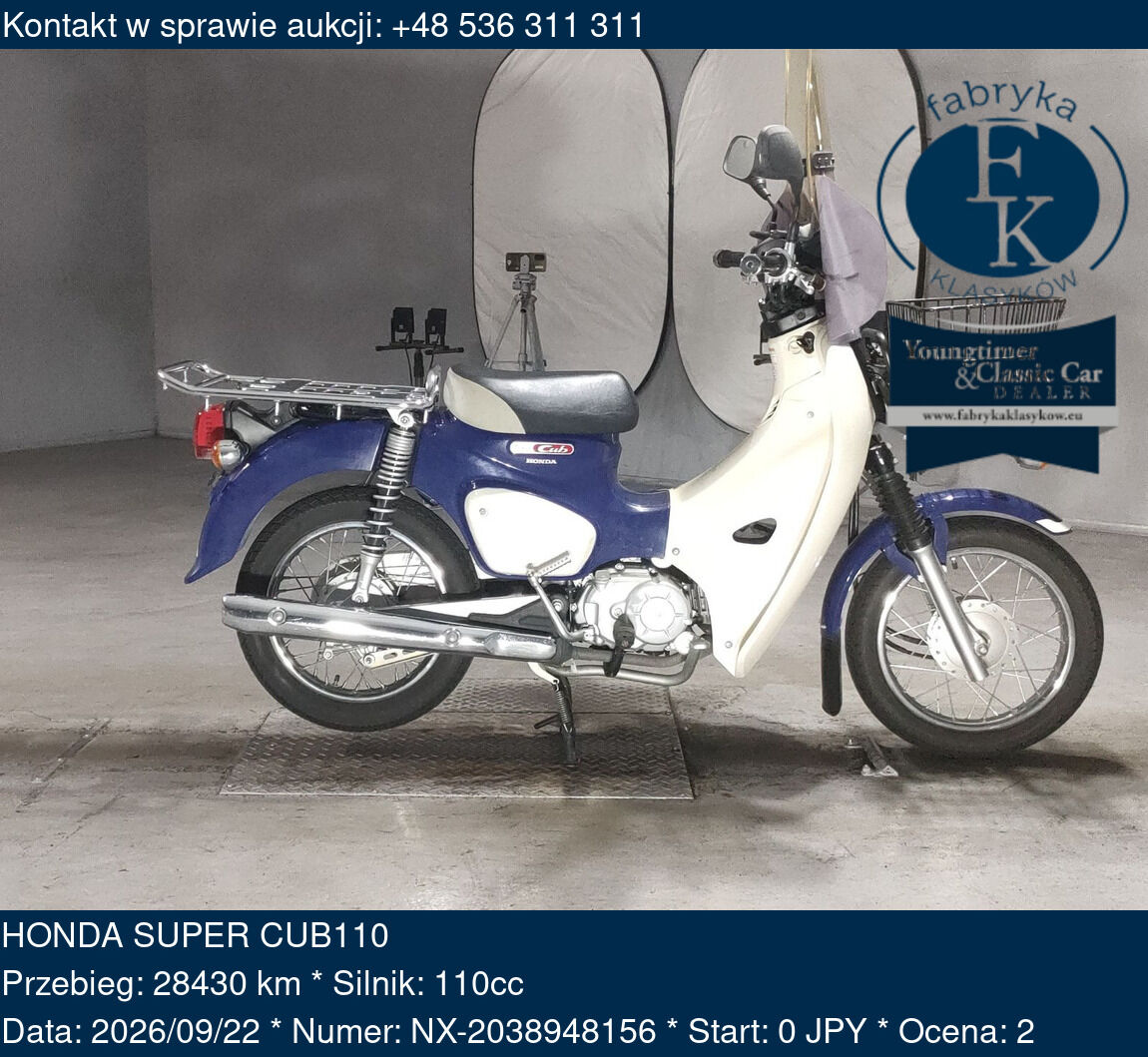 HONDA SUPER CUB110  - zdjęcie 2
