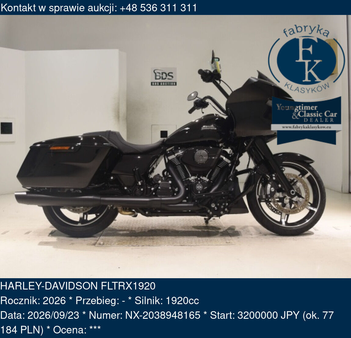 HARLEY-DAVIDSON FLTRX1920 2026 - zdjęcie 2