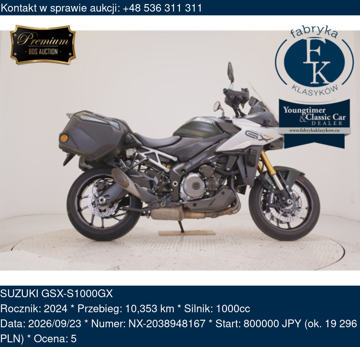 SUZUKI GSX-S1000GX 2024 - zdjęcie 2