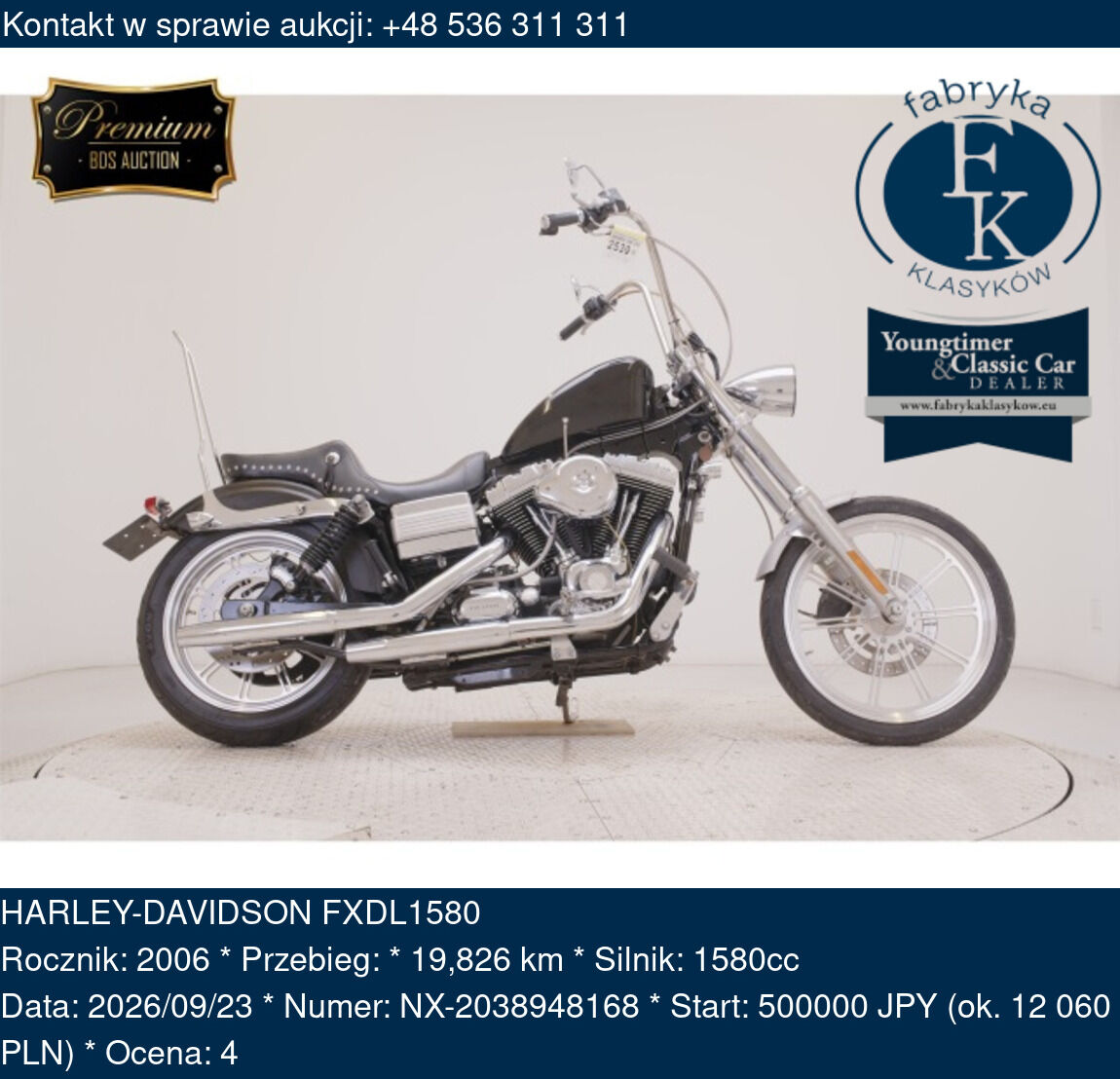 HARLEY-DAVIDSON FXDL1580 2006 - zdjęcie 2