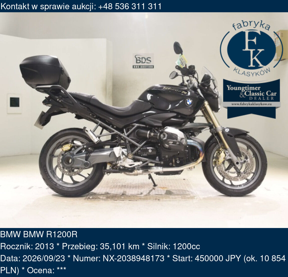 BMW BMW R1200R 2013 - zdjęcie 2