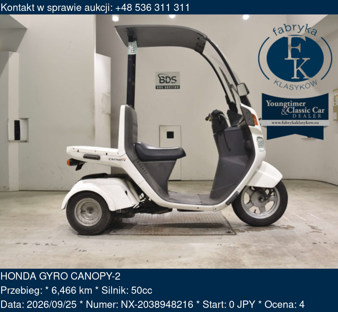 HONDA GYRO CANOPY-2  - zdjęcie 2