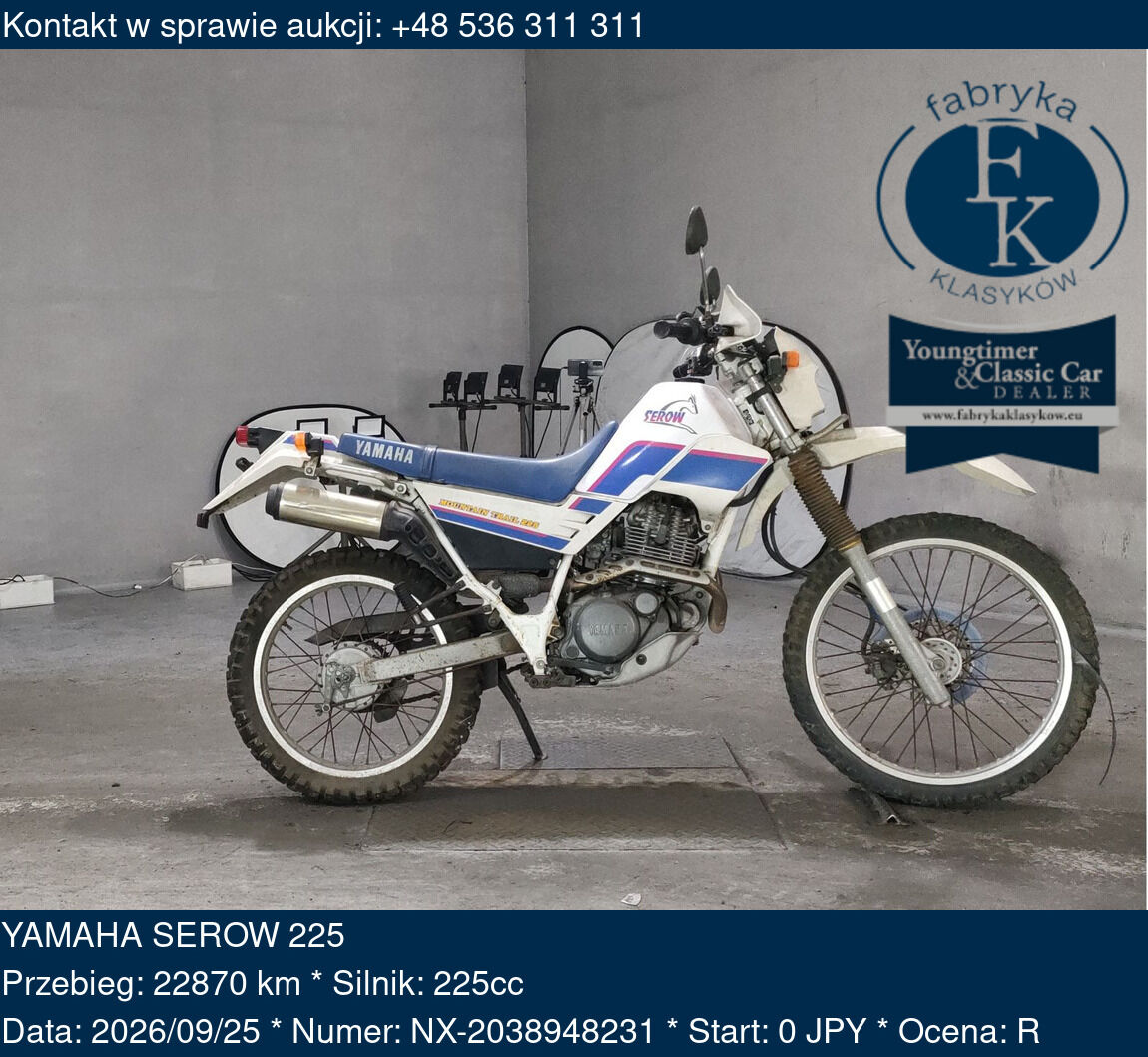 YAMAHA SEROW 225 - zdjęcie 2