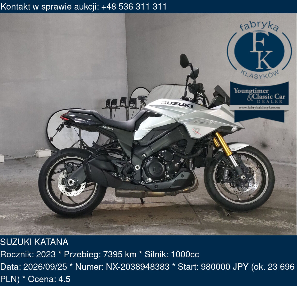 SUZUKI KATANA 2023 - zdjęcie 2