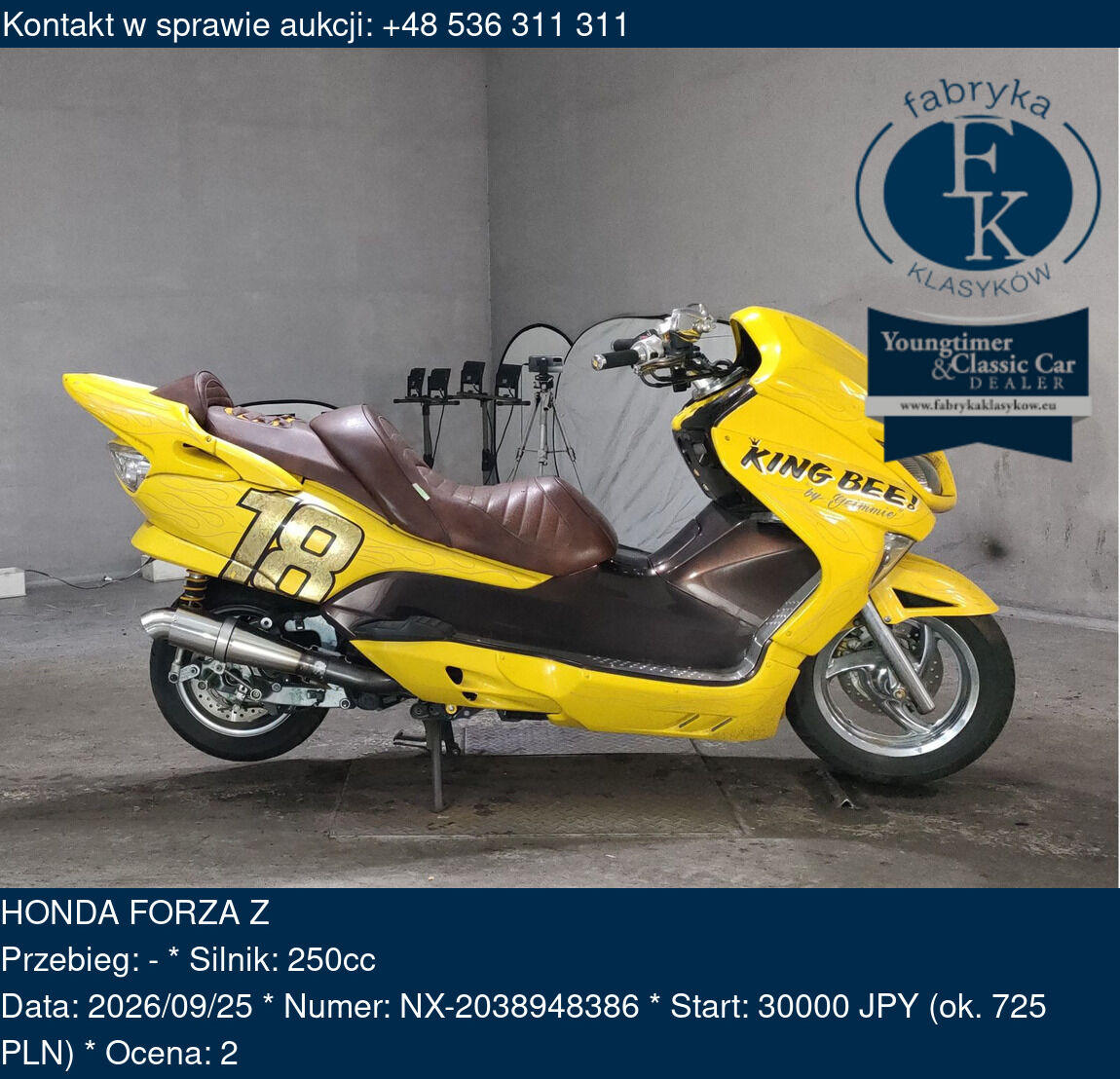 HONDA FORZA Z  - zdjęcie 2