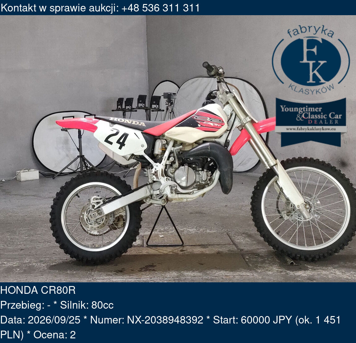 HONDA CR80R  - zdjęcie 2