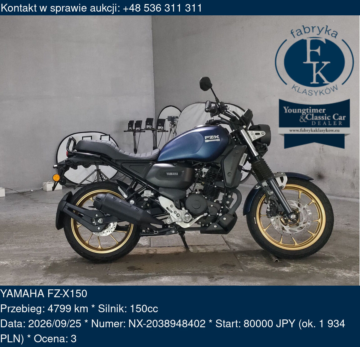 YAMAHA FZ-X150 - zdjęcie 2