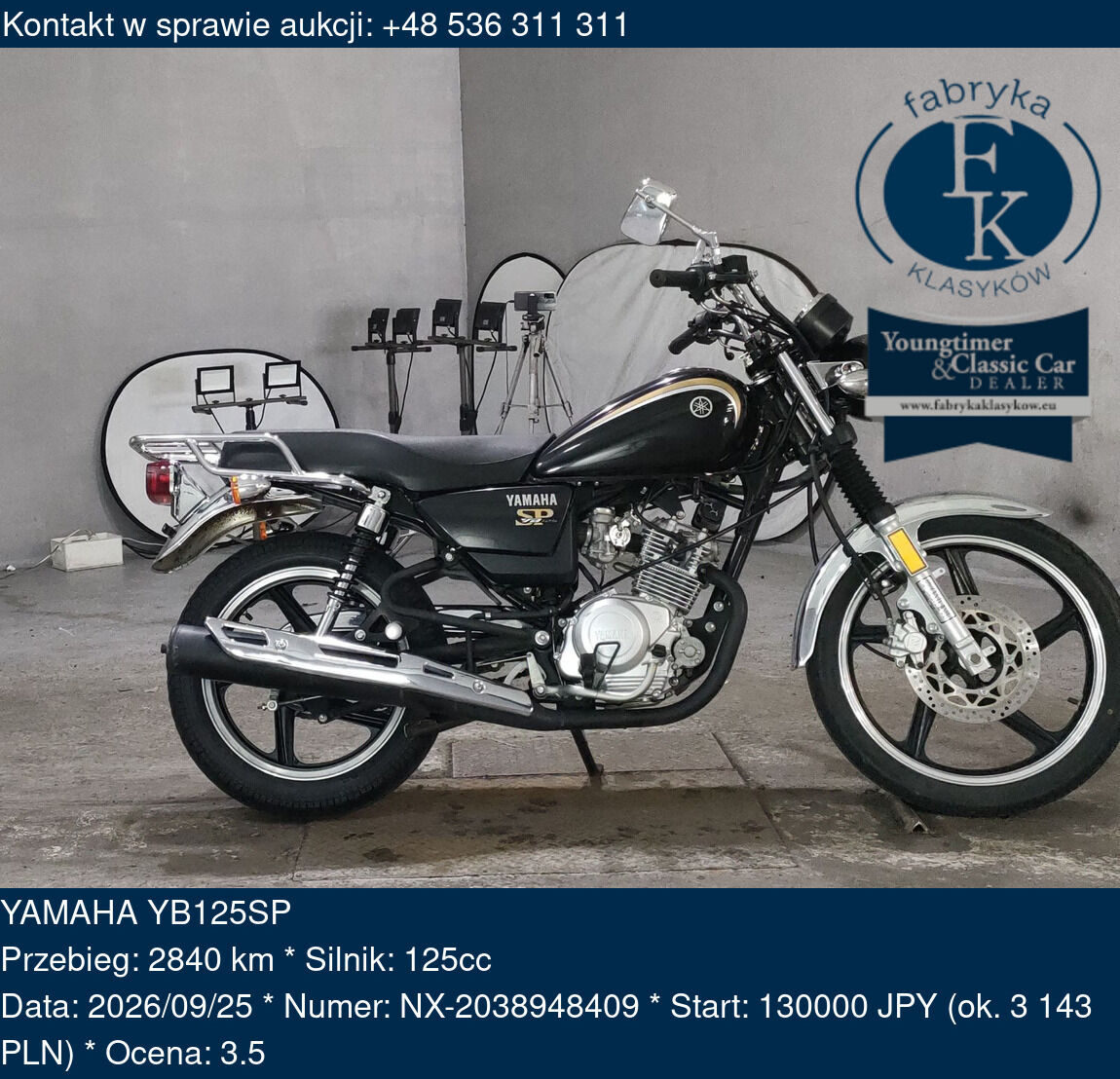 YAMAHA YB125SP  - zdjęcie 2