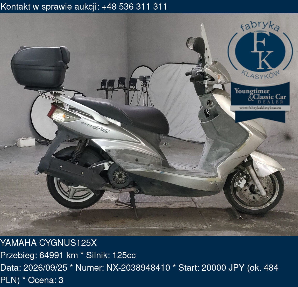 YAMAHA CYGNUS125X - zdjęcie 2