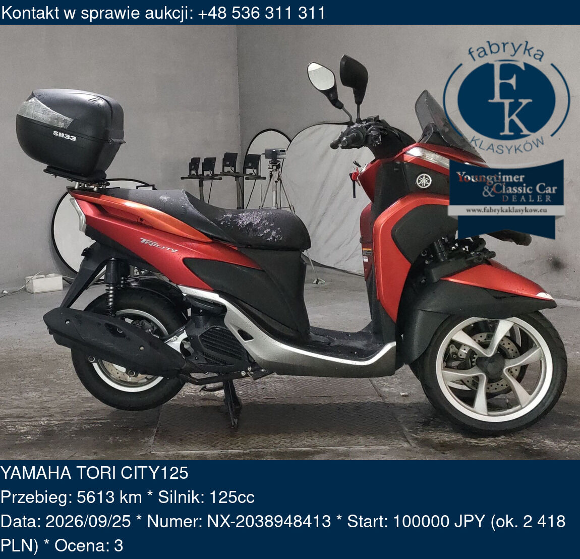 YAMAHA TORI CITY125  - zdjęcie 2