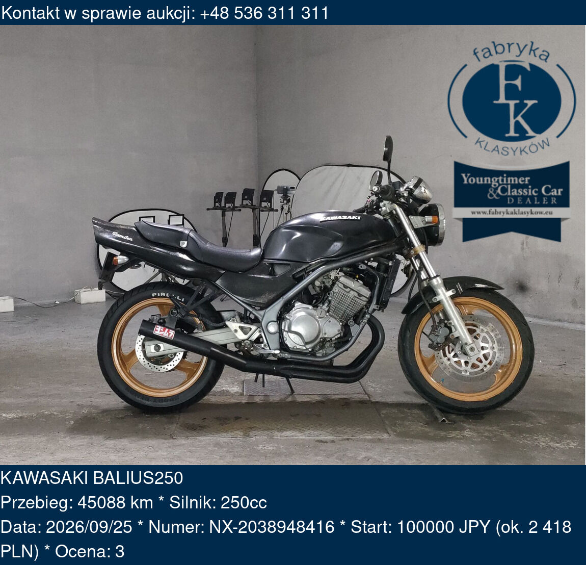 KAWASAKI BALIUS250 - zdjęcie 2