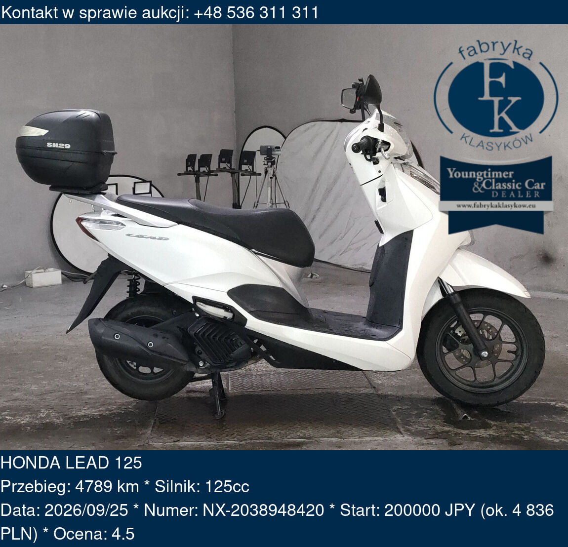 HONDA LEAD 125 - zdjęcie 2
