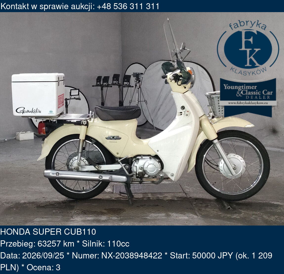 HONDA SUPER CUB110  - zdjęcie 2